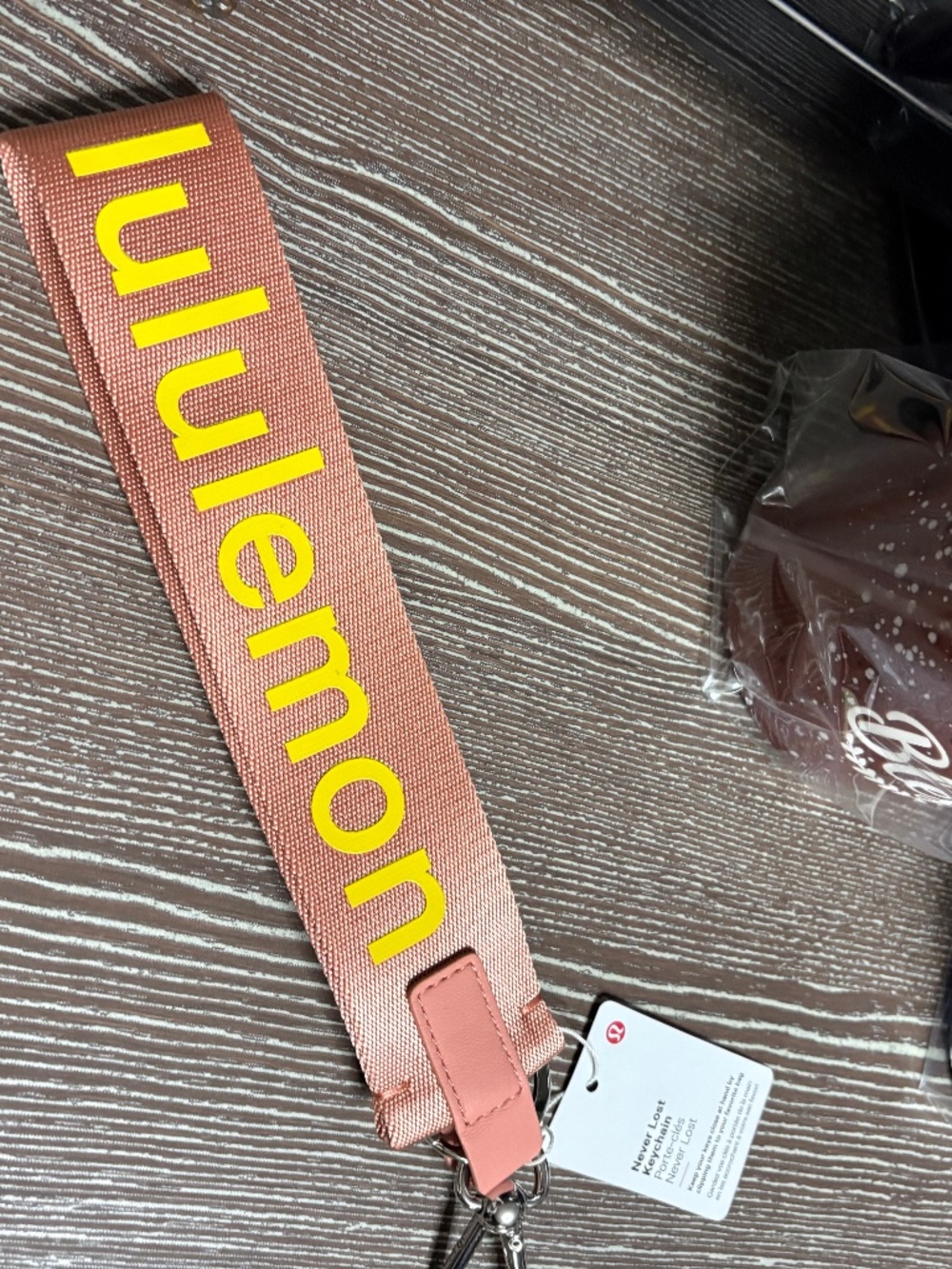 NWT Lululemon Keychain